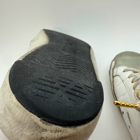 GOLDEN GOOSE SUPERSTAR PINK GOLD SIZE 40 GOLD LACES - Picture 9 of 11